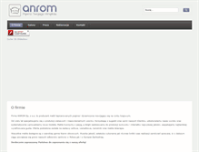 Tablet Screenshot of anrom.com.pl